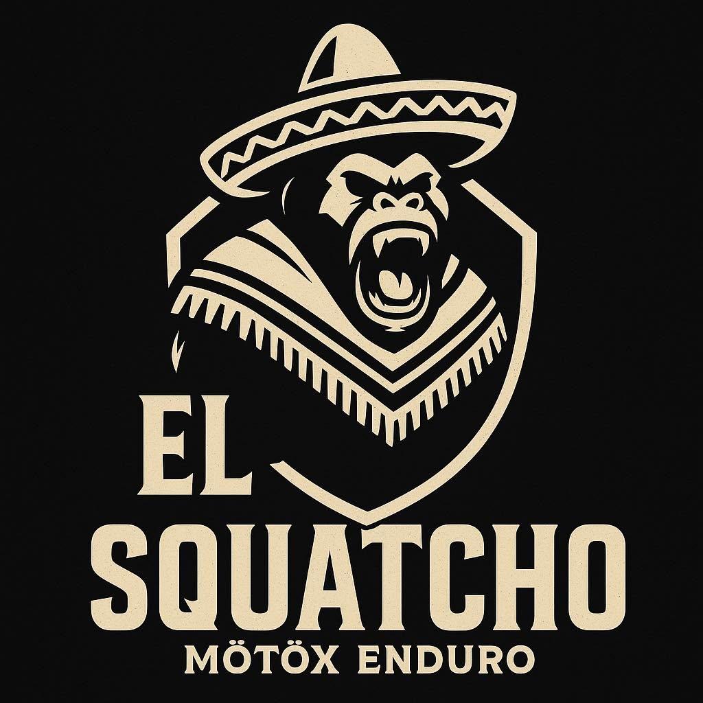 El Squatcho MÖTÖX Enduro gorilla character wearing a sombrero and poncho